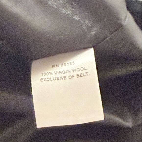 Pendleton virgin wool  Black Sheath Dress Bateau Neck 3/4 Sleeve size 10 - Picture 8 of 9